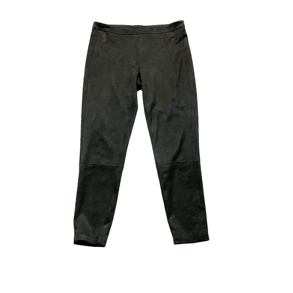 Tribal Designer Faux Leather/Suede Skinny Leg Trouser Pants Business Casual - Picture 2 of 9